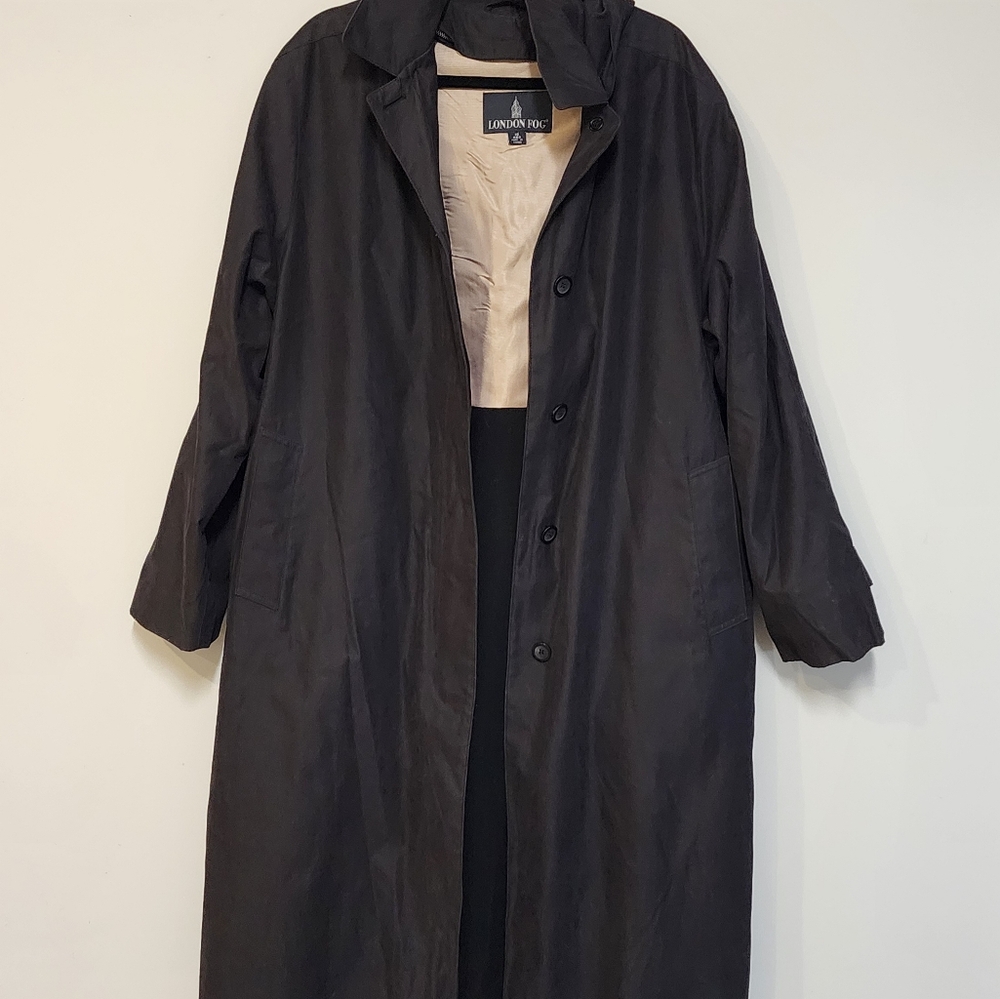 100% Wool Green Trench Coat | Style VI Ltd. 2XL | Y2K | Trench| Dark Green